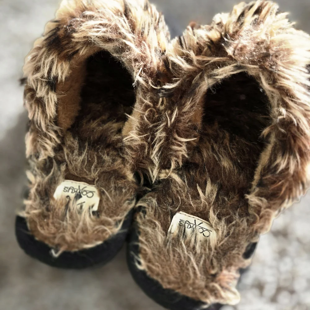 Cozy Black and Brown Kids Shoes